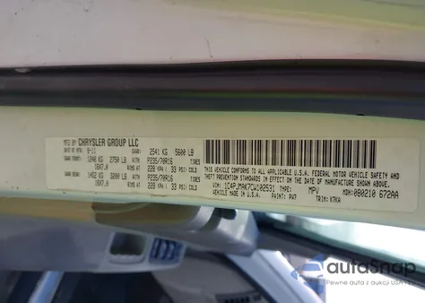 2012 Jeep Liberty Sport z USA, uszkodzony, nr VIN 1C4PJMAK7CW102531